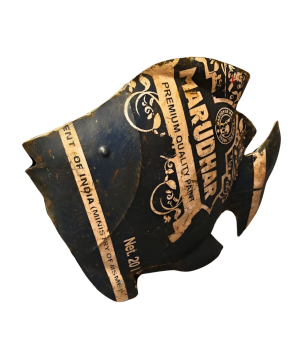 Fish old iron 35x28cm. (7873)