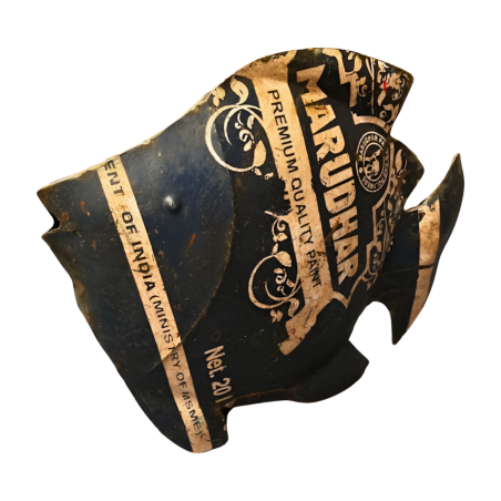 Fish old iron 35x28cm. (7873)