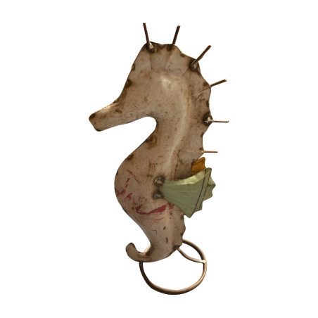 Seahorse old iron, different colours  21x46cm (7759)