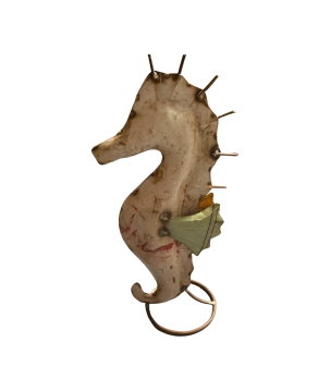 Seahorse old iron, different colours  21x46cm (7759)