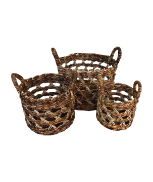 Basket banana/seagras(3653)