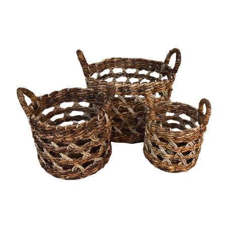 Basket banana/seagras(3653)