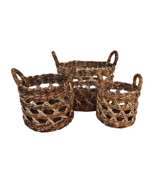 Basket banana/seagras(3653)