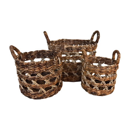 Basket banana/seagras(3653)