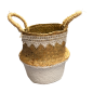 Mand zeegras wit 14xH23cm(3303)