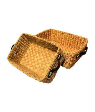 Basket w. handle S/2(3664)