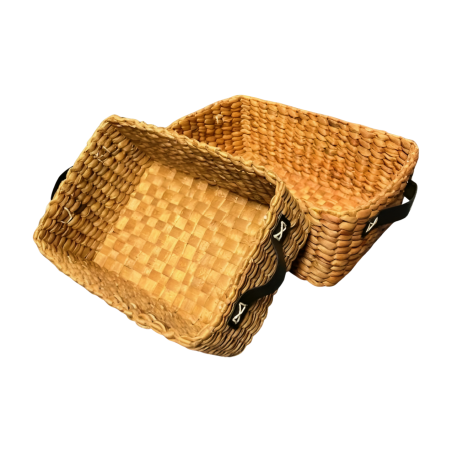 Basket w. handle S/2(3664)