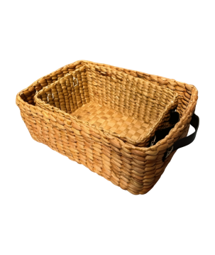 Basket w. handle S/2(3664)