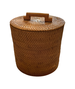 Storage pot rattan L (80066)