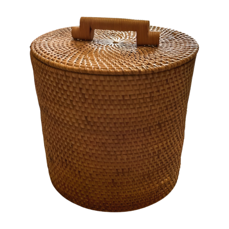 Storage pot rattan L (80066)