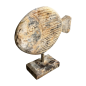 Fish antiek S 25x28cm (5907)