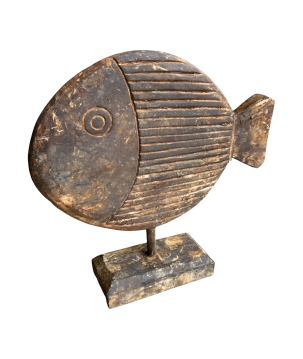 Fish antiek L 30x35cm(5909)