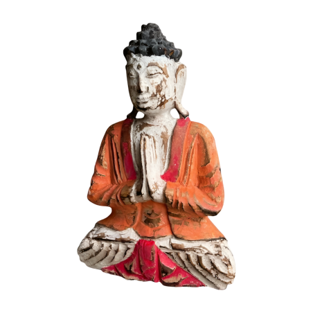 Buddha sitting colour 30cm(80570)