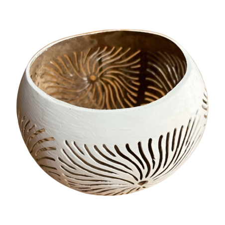 Coco candleholer stripe (3236)