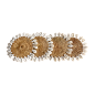Coaster w. shell naturel S/4 (3480)