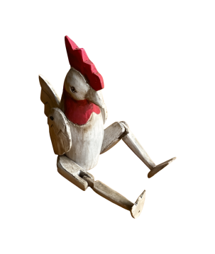 Chicken golek S white antiek