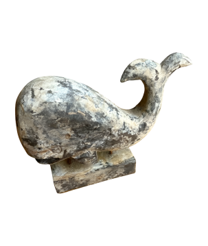 Whale on stand antik (3935)