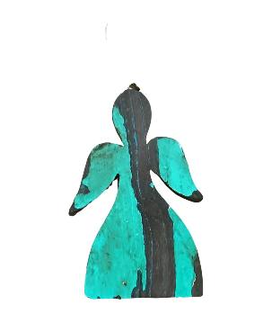 Wooden angel hanger 8x12cm(5549)