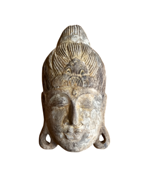 Buddha head on stand xl(3486)