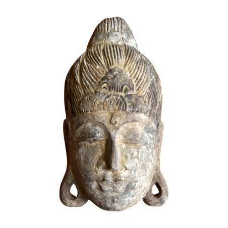 Buddha head on stand xl(3486)
