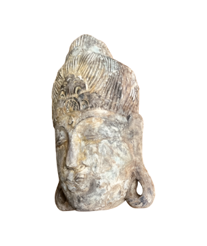 Buddha head on stand xl(3486)