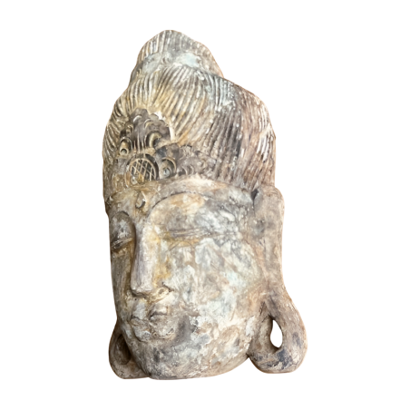 Buddha head on stand xl(3486)
