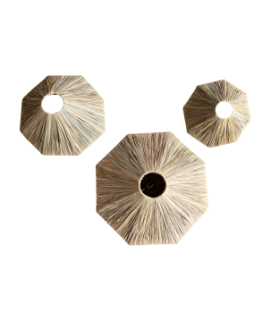 Walllamp star naturel M(80544)