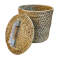 Storage pot rattan L (80066)