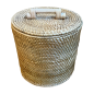Storage pot rattan L (80066)