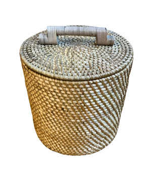Storage pot rattan S (80067)