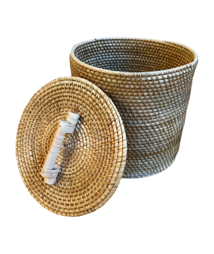 Storage pot rattan S (80067)