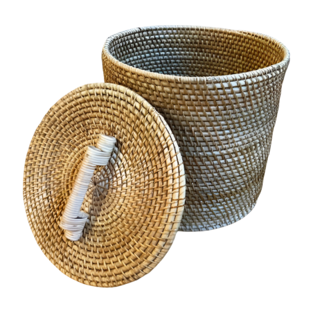 Storage pot rattan S (80067)