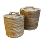 Storage pot rattan S (80067)