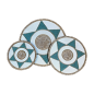 Walldeco with star L 50cm (80261)