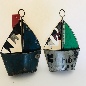 Boat recycled iron for hanging(5564)