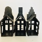 Iron house for candle  ass.13x9x2x6cm(5548)