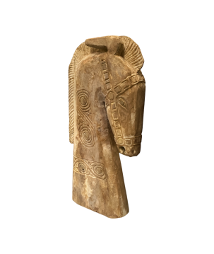 Horse head on stand (3314)