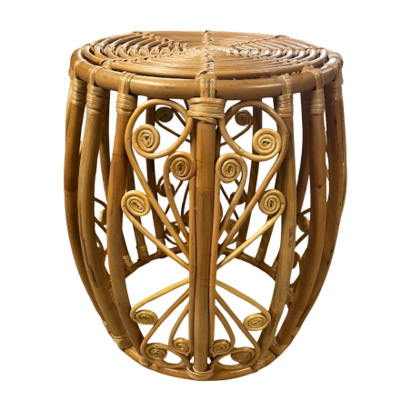 Stool rotan Vintage (80660)