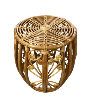 Stool rotan Vintage (80660)