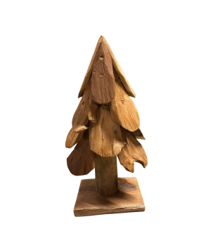 Chrismas tree teak H28cm(3167)