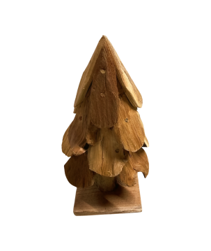 Chrismas tree teak H28cm(3167)