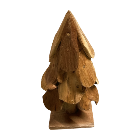Chrismas tree teak H28cm(3167)