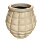 Pot Jip cream L D30H30cm (80705)