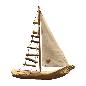 Boat drift mix sail H50cm.(5668)
