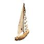 Boat drift mix sail H50cm.(5668)