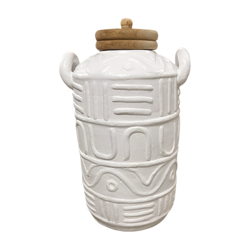 Vase egypt white M H39 (80456)