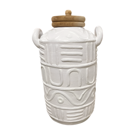 Vase egypt white M H39 (80456)