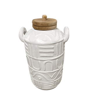 Vase egypt white M H39 (80456)