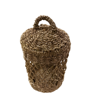 Laundry basket seagrass D30H45cm (80647)