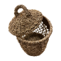 Laundry basket seagrass D30H45cm (80647)